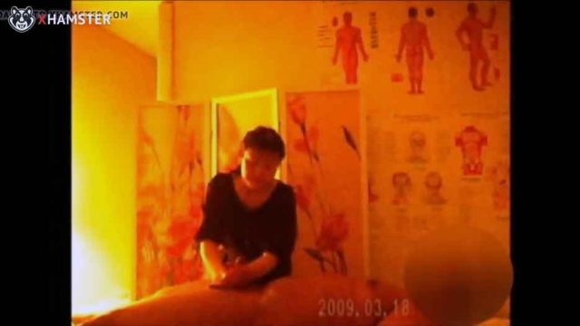 Chinese medicine doctor gives good cock massage