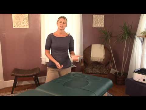 Massage sessions on a hydraulic massage tables
